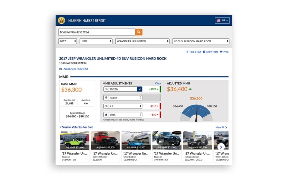 Manheim Adds Inventory Suggestions to Market Report