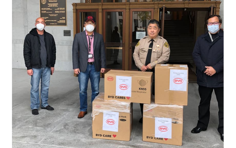 BYD Pledges $1 Million in Medical Supplies Donations