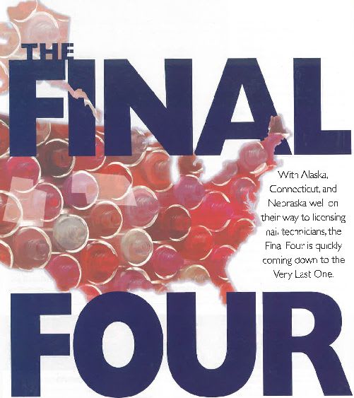 The Final Four States Without Nail Tech Licensing