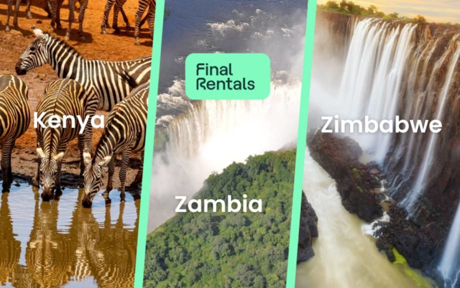 Natural scenes from Kenya, Zambia, and Zimbabwe.