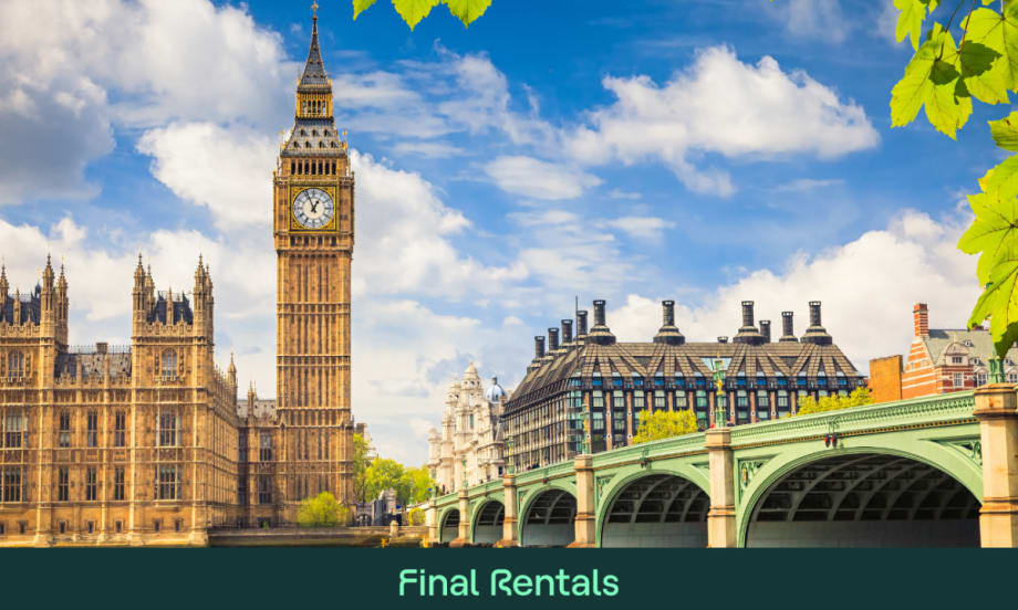 A scenic montage of iconic London historic buildings.