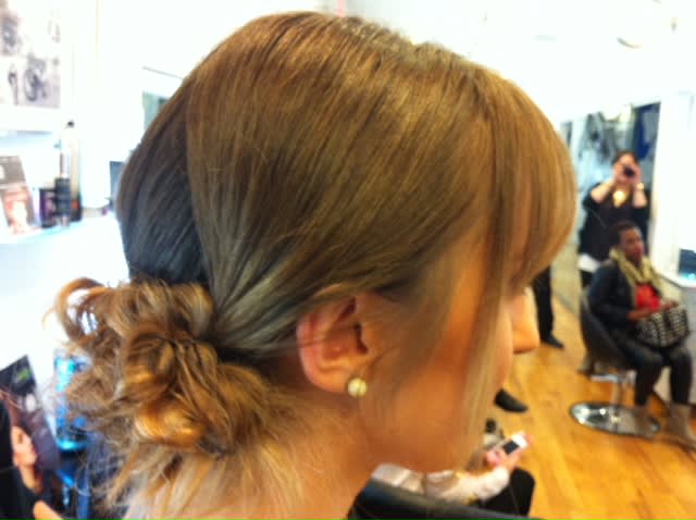 HOW TO: A Low, Chic, Textured Chignon