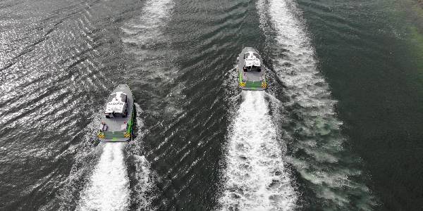 Miami-Dade Fire Rescue Welcomes Fireboats with Water Salute