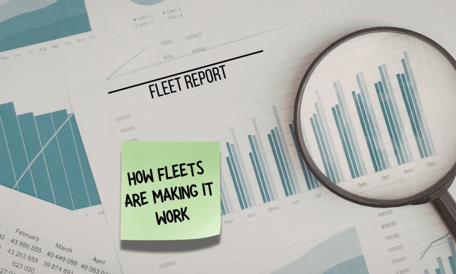 image of magnifying glass looking at result of data and a sticky note.