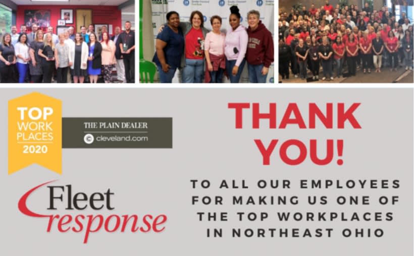 Fleet Response Awarded Top Workplace Honor