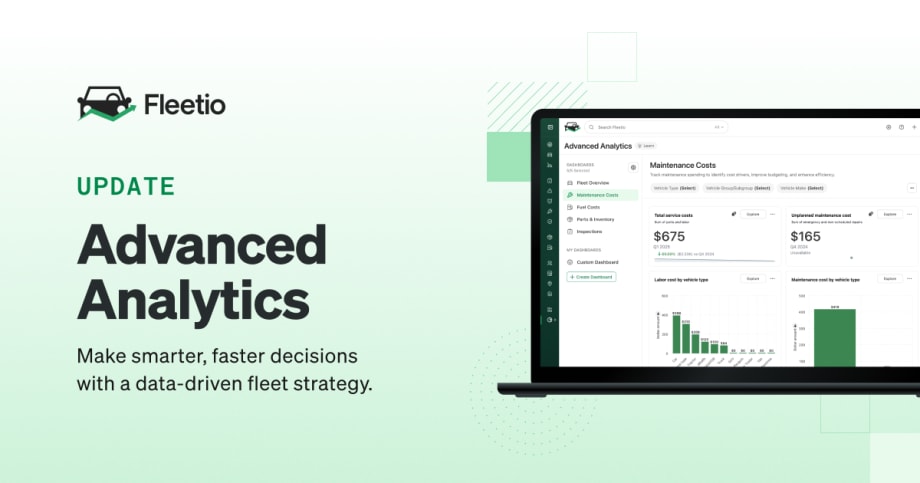 Fleetio Launches Advanced Analytics to Help Fleets Turn Data into Action