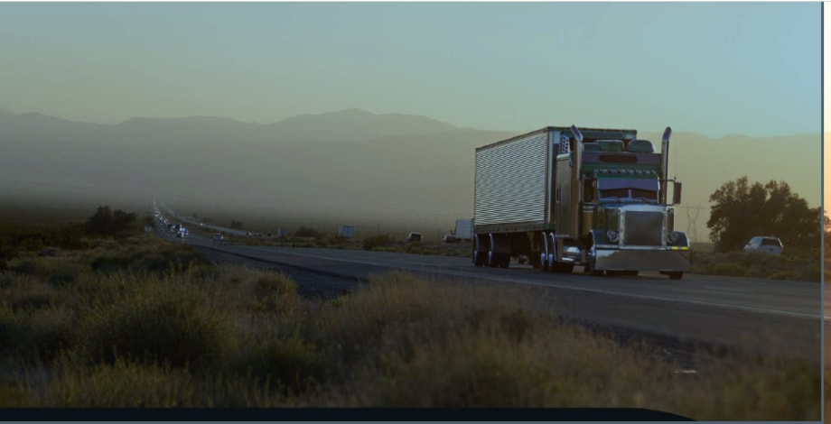 Class 8 long-haul truck.