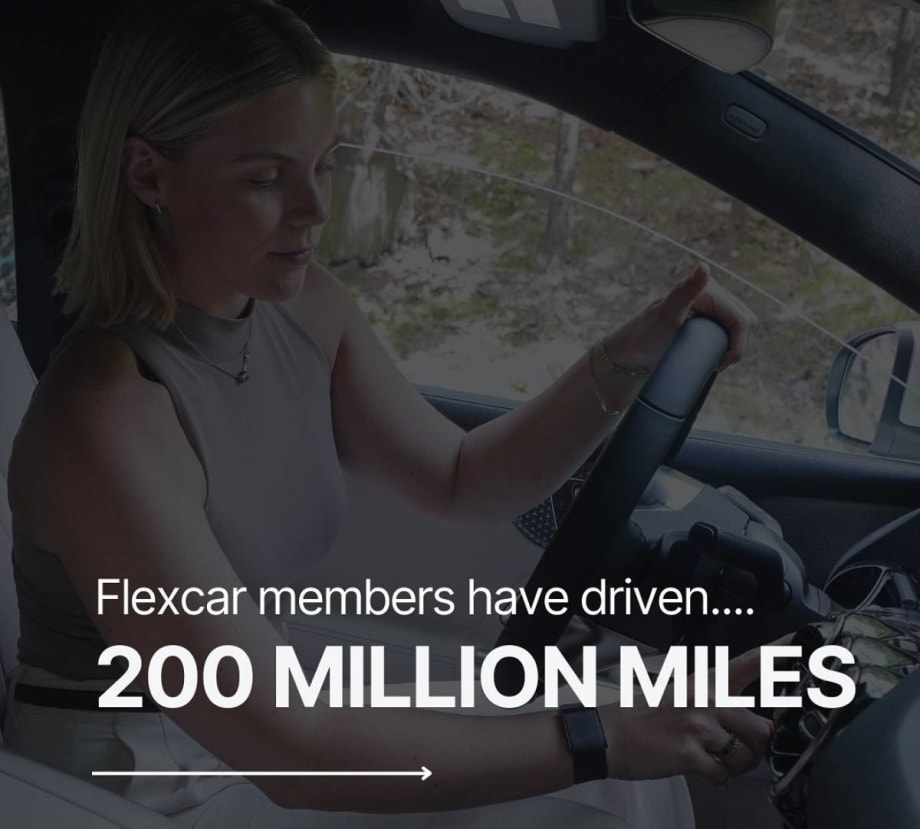 Flexcar Surpasses 200 Million Member Miles Driven 