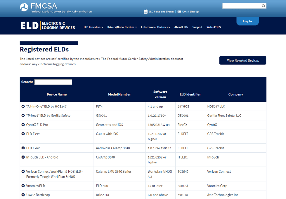 How Accurate Is FMCSA's List of Registered ELDs?