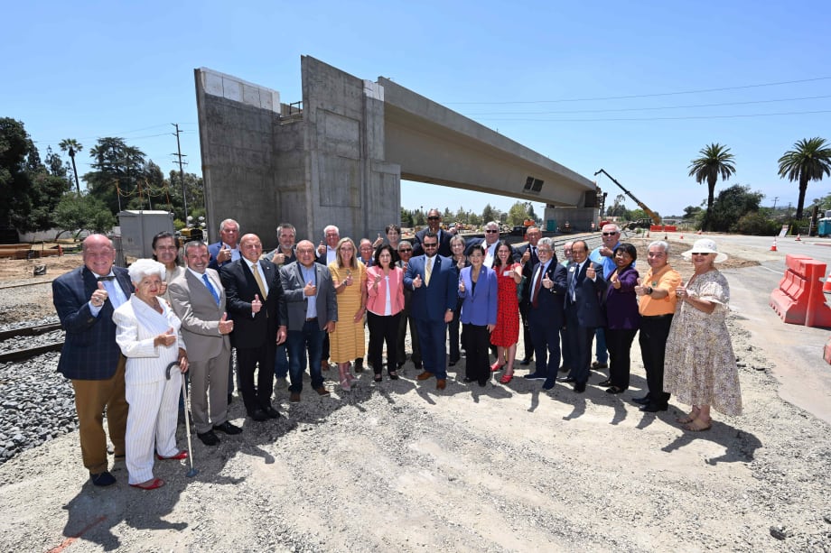 Foothill Gold Line Light Rail Project Reaches 50% Construction Completion