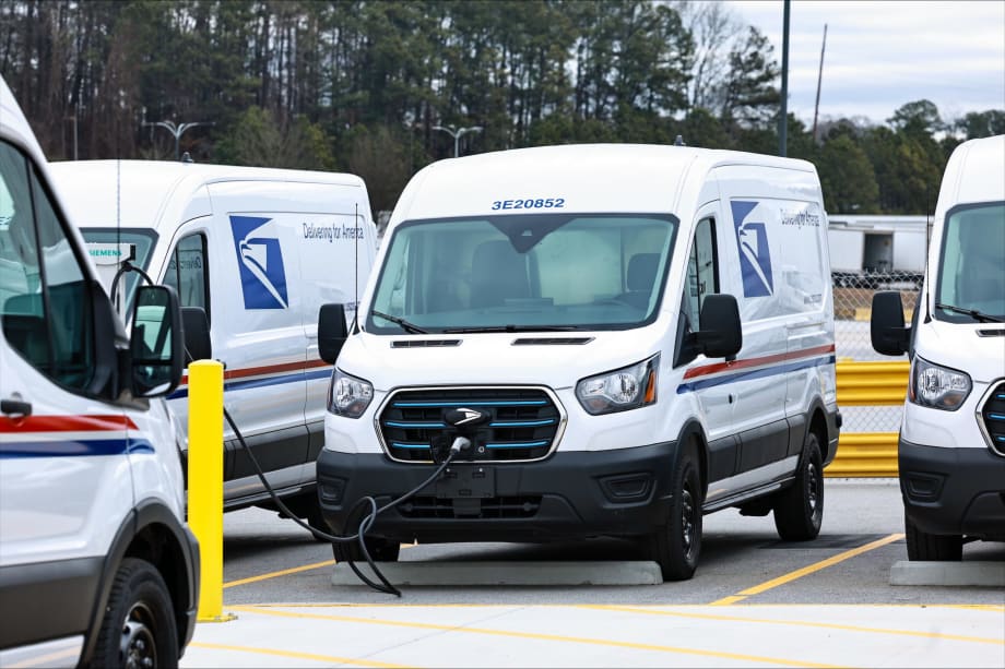 USPS Unveils first EV Charging Stations, Electric Delivery Vehicles