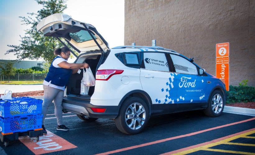 Walmart Tests Self-Driving Delivery with Ford Vehicles