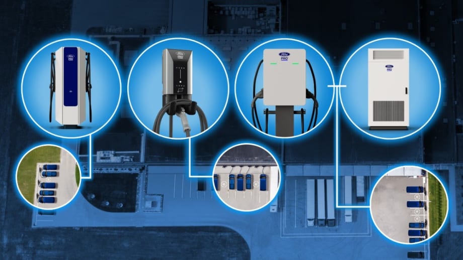 Ford Pro Adds Charging Hardware for Commercial EV Customers