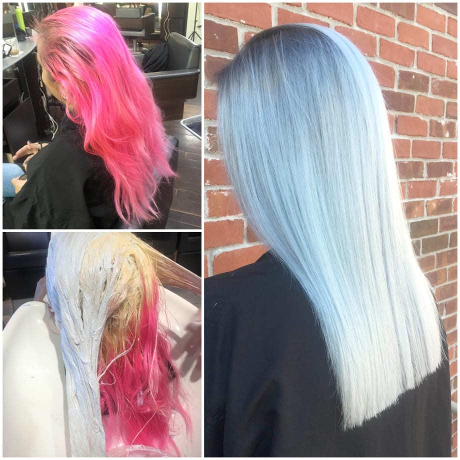 Makeover: Hot Pink To Ocean Storm