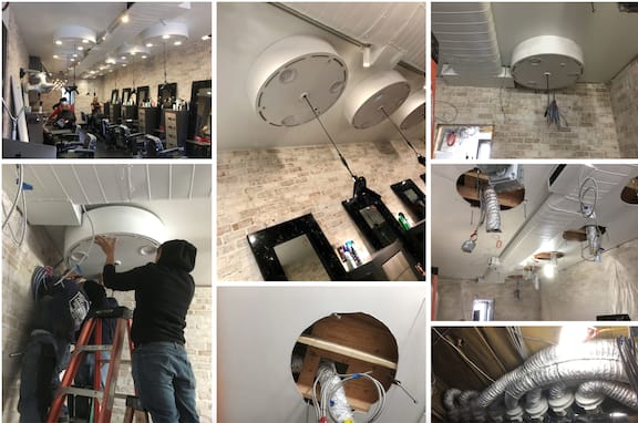 Freestyle Ventilation System Helps Clean Air in Salons