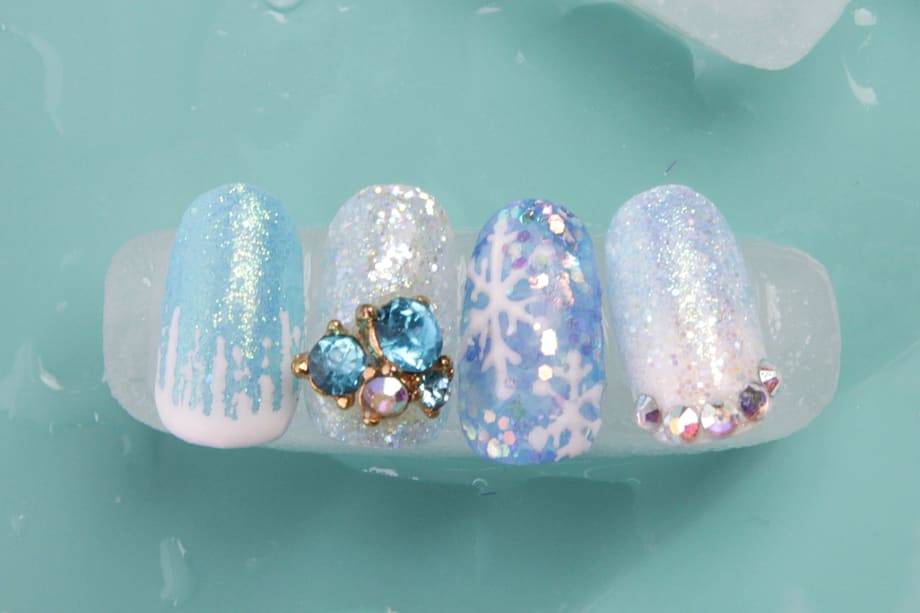 Frozen: Icicle Nail Art Ideas