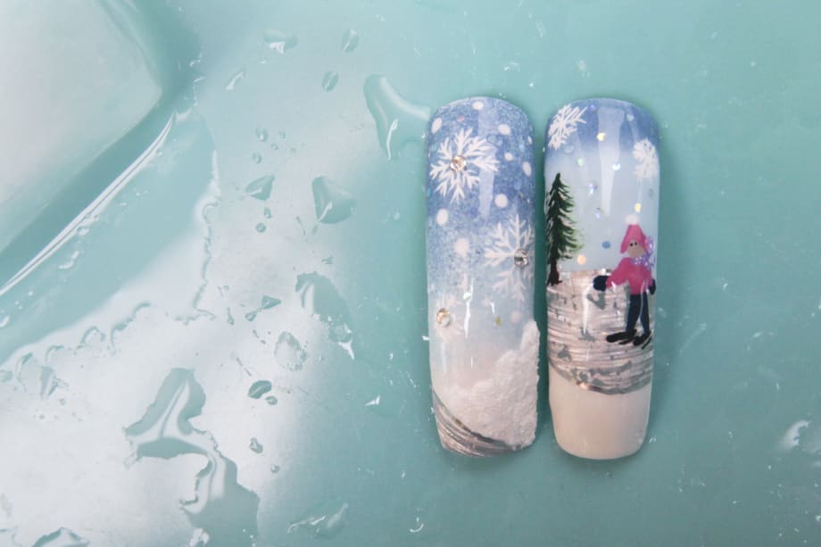 Frozen: Icicle Nail Art Ideas