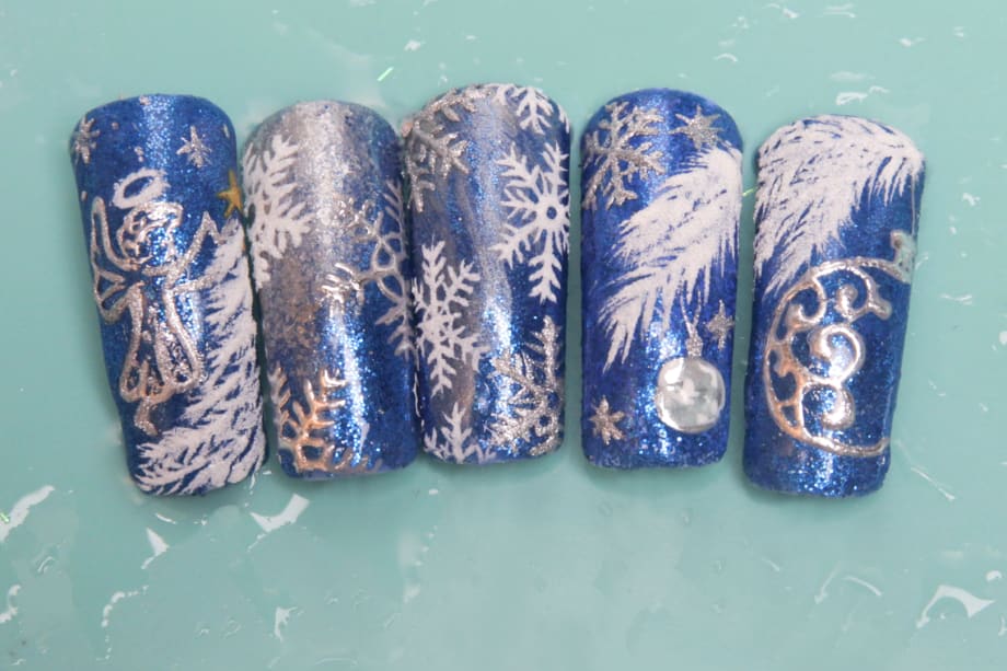 Frozen: Icicle Nail Art Ideas