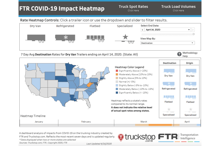 FTR Updates Interactive COVID-19 Impact Heatmap