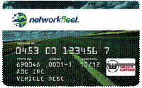 Networkfleet Fuel and Service Card with Integrated Reporting