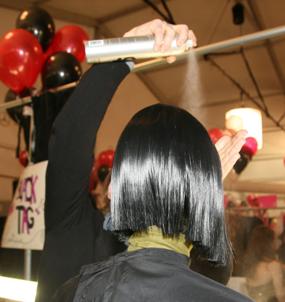  On the Runway: Lace Hair by Peter Gray