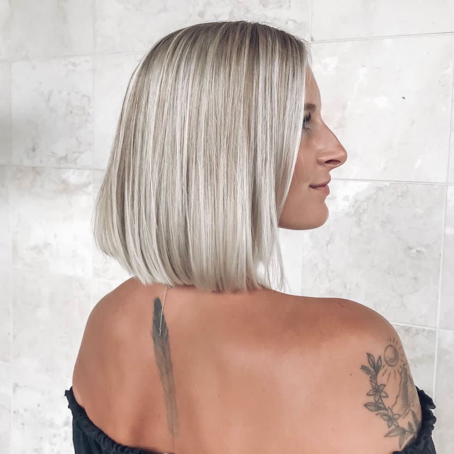 From Grown-Out Roots to Even, Cool Blonde with Dimension