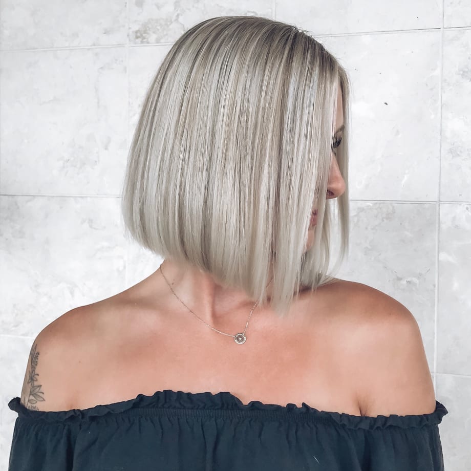 From Grown-Out Roots to Even, Cool Blonde with Dimension