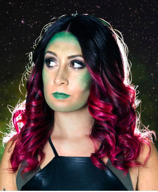 How-to: Gamora Ombre from Guardians of the Galaxy