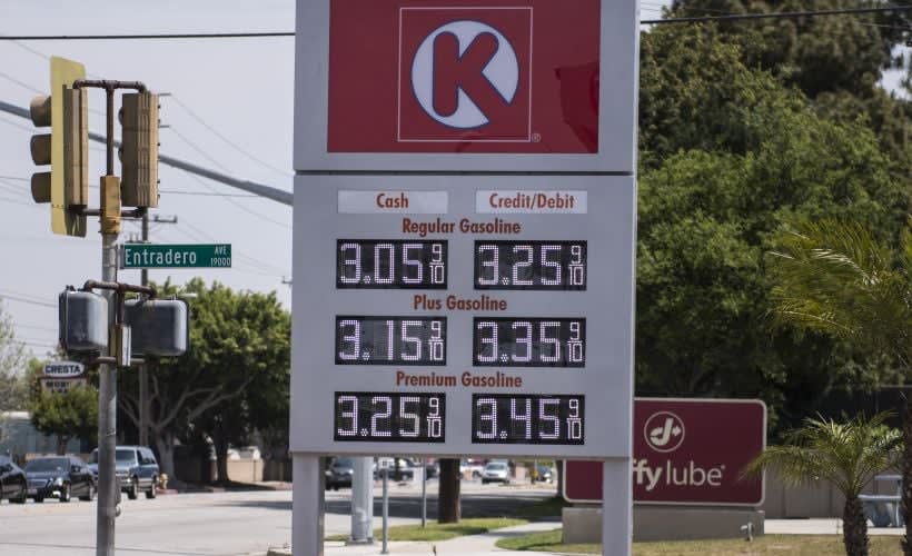 Gasoline Prices Flirt with Two-Year Low