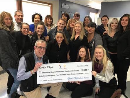 Great Clips Raises More Than $850K for Children's Miracle Network