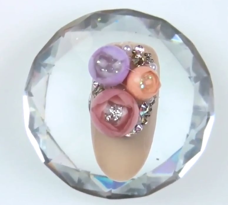 Gel II Candy Ball Flower Bubble Nail Art