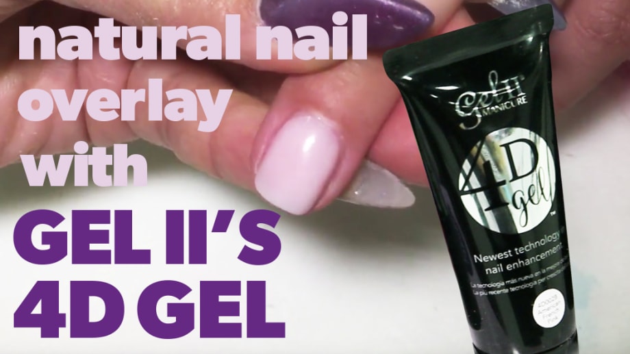 4D Gel Natural Nail Overlay Tutorial From Gel II