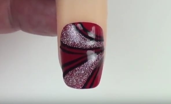 La Palm Gel Couple Art Deco Nails