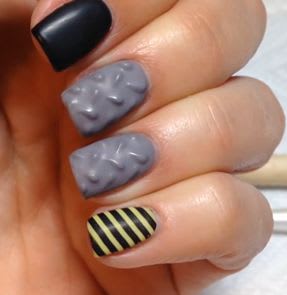 3-D Textured Nails