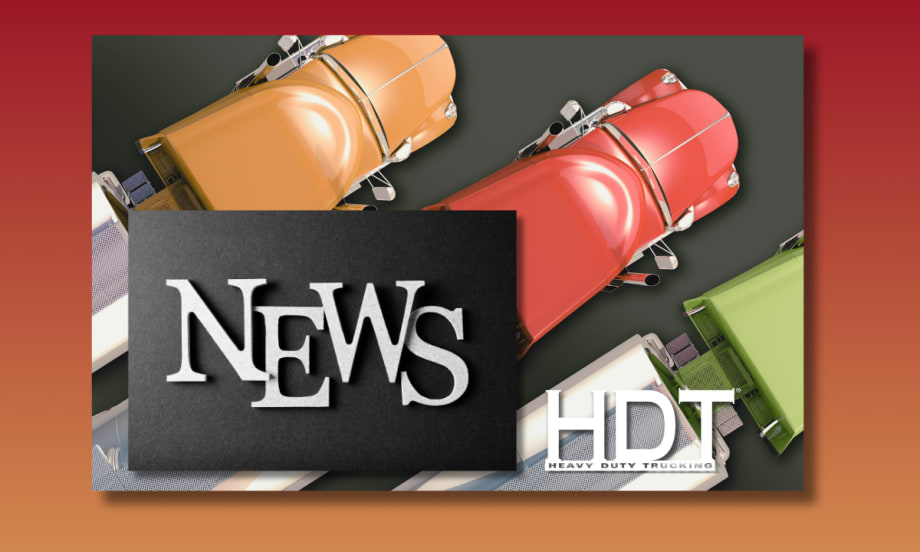 Generic trucking news graphic