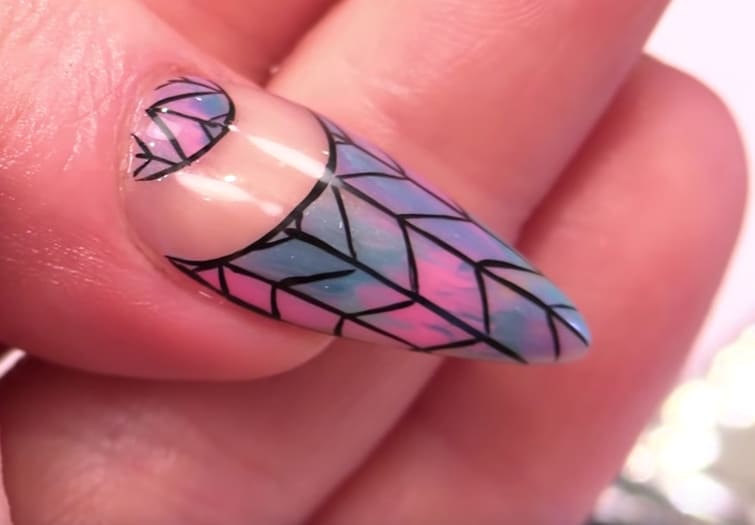 How to Create a Geometric Gel Polish Design