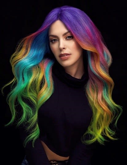 9 Magical Rainbow Masterpieces from PRAVANA Artists