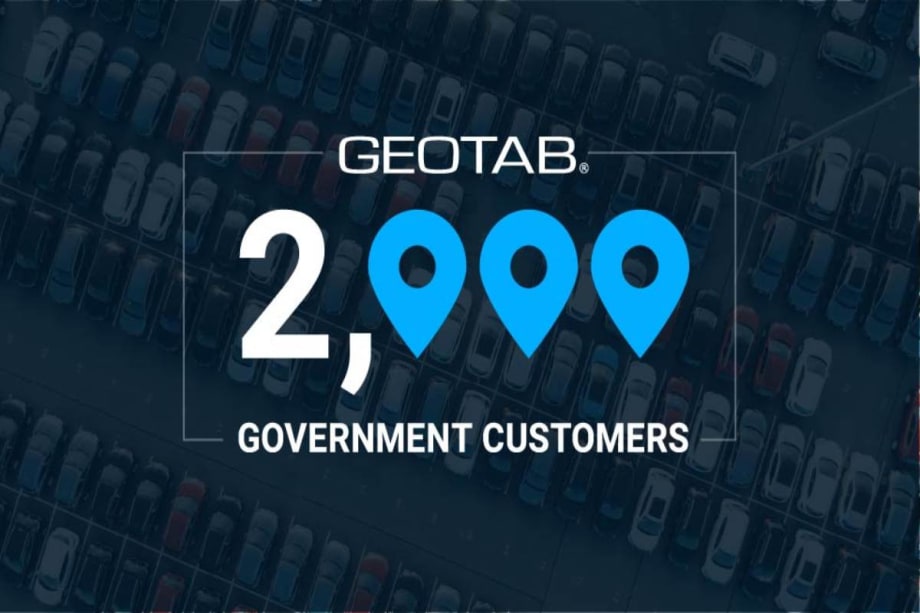 Geotab Surpasses 2,000 Government Customers