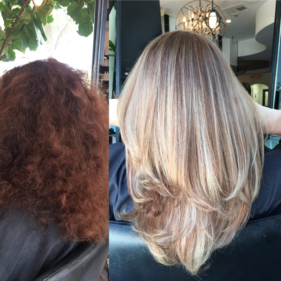 MAKEOVER: Faded Red to Dimensional Bombshell