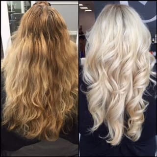 TRANSFORMATION: Grown-Out-Faded-Blonde-To-Modern-Metallic