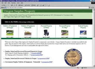State of Oregon Pioneers eBay Use to Sell Surplus Property