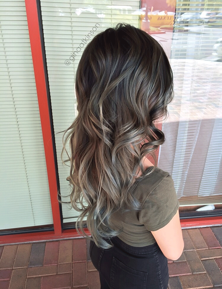 From Box To Red To Pink To Faded To Silver/Blue Sombre