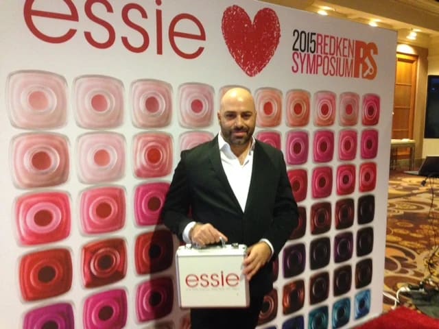 Gino Trunzo and essie at Redken Symposium 2015