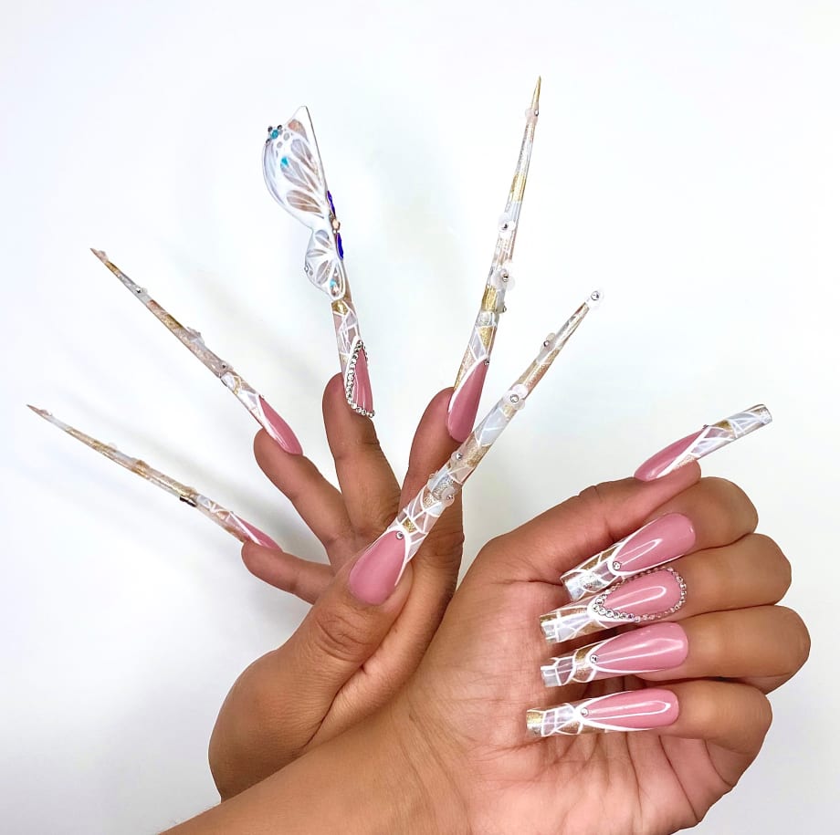 NTNA S. 7 Challenge 6: Mosaic French Nail Art (Giselle)