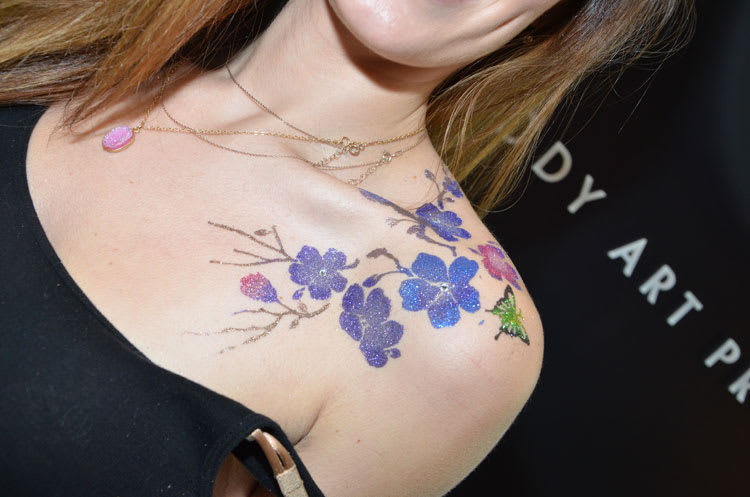 Glitter Body Art HOW TO