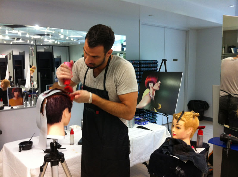 BEHIND THE SCENES, Goldwell Color Zoom Training