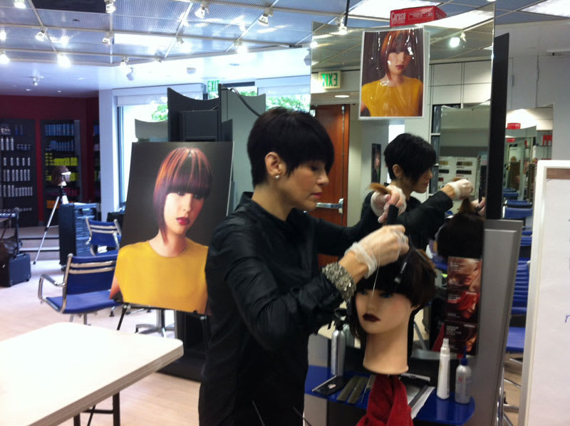 BEHIND THE SCENES, Goldwell Color Zoom Training