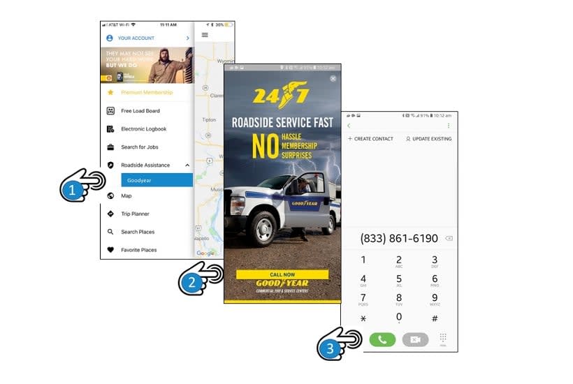 Trucker Path Teams Up with Goodyear on Roadside Service