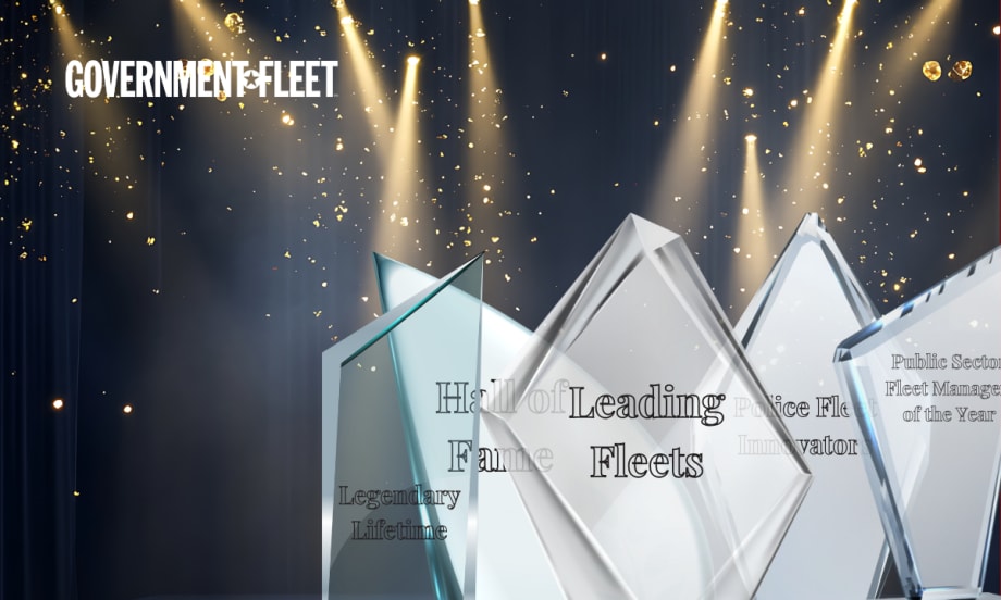 image showing several awards with the Government Fleet logo.