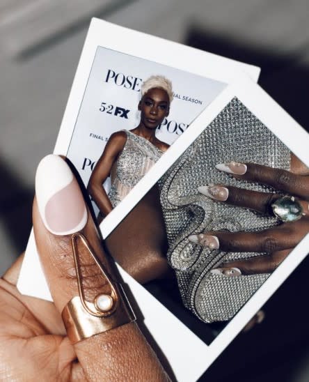 Get the Look: French Manicure With a Bridal Twist